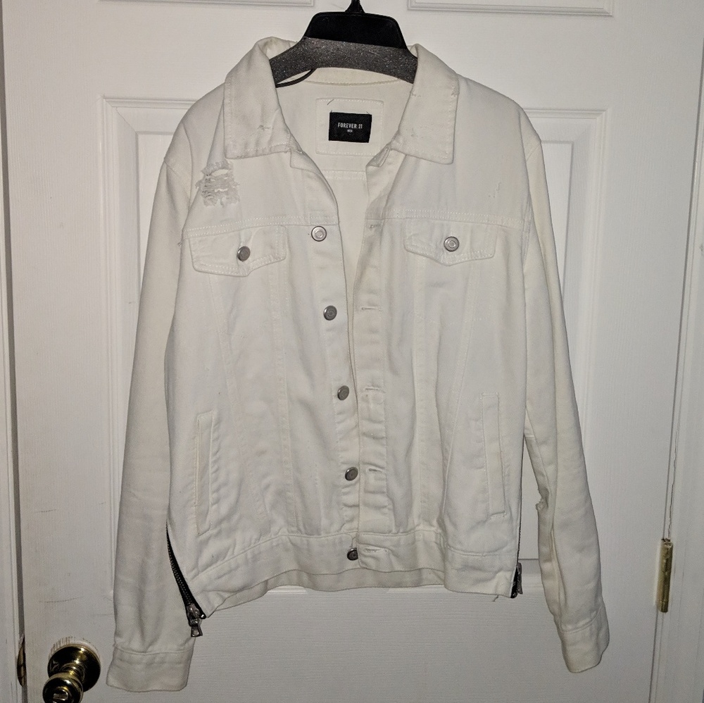 FOREVER 21 Rugged White Jacket